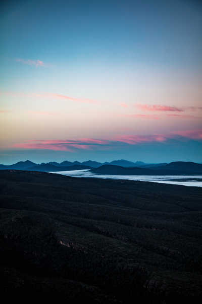 Poster Pemandangan Gunung horizon sunrise mountains grampians national park australia WPS