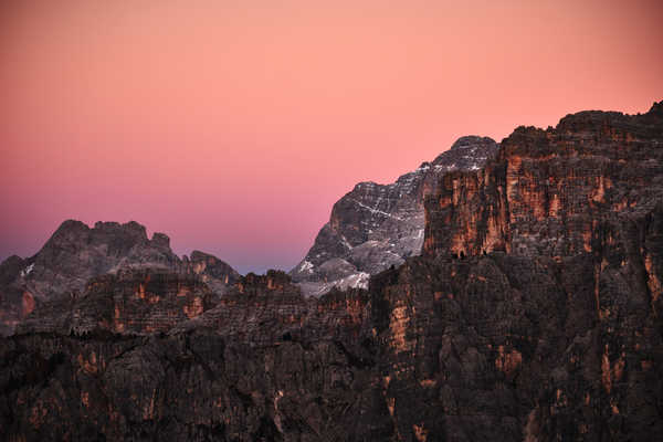 poster pegunungan giau pass mountains sunset italy 4k 5k WPS