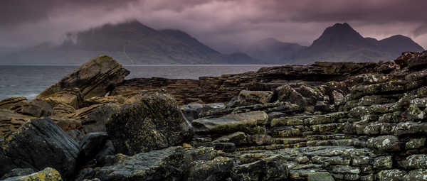 poster pegunungan Scotland Mountains 1Z 001