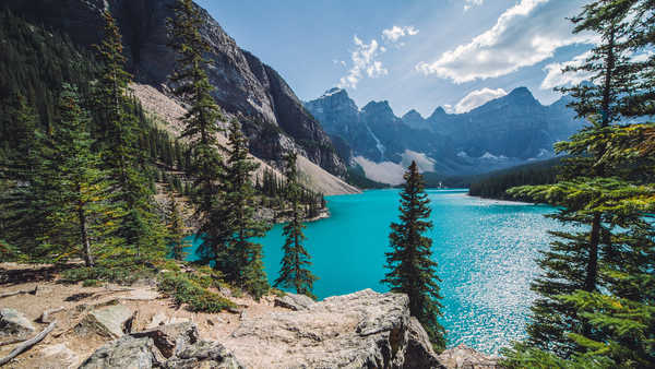 Poster Pemandangan Gunung Lake Mountain Nature Rock Lakes Lake APC 001