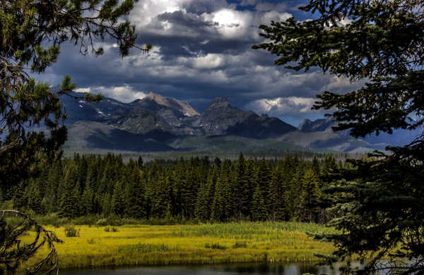 poster gunung Canada Parks Mountains 1Z 015