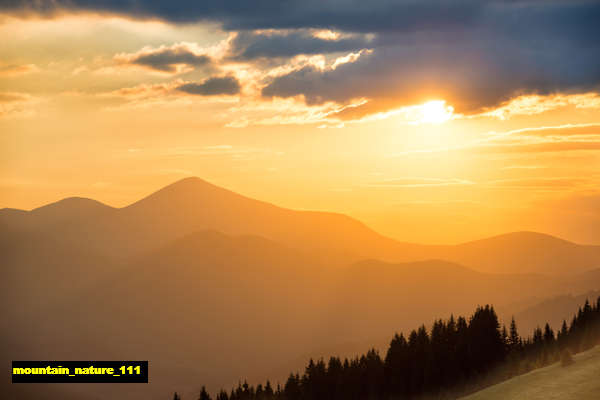 poster gunung mountain 111