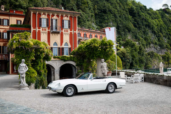 Poster Mobil Ferrari Retro 1966 67 365 California Pininfarina 1ZM