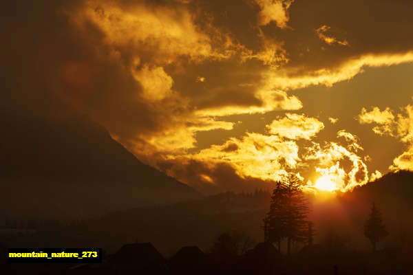 poster pemandangan alam gunung mountain 273