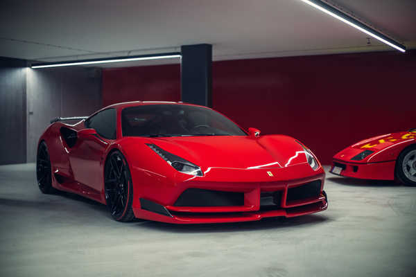 Poster Mobil Ferrari Ferrari 488 APC047