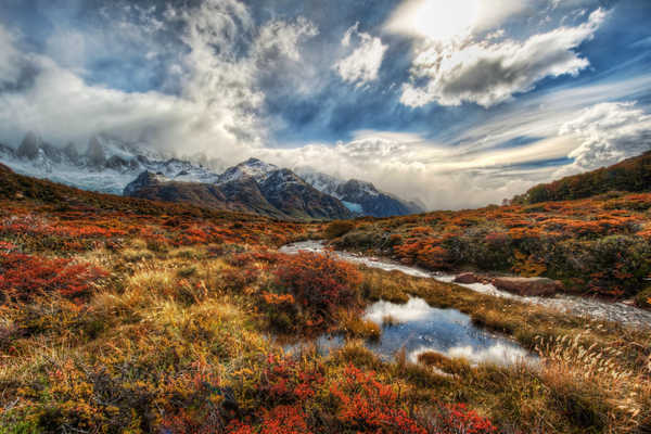 Poster Pemandangan Gunung Mountains Scenery 1Z 001