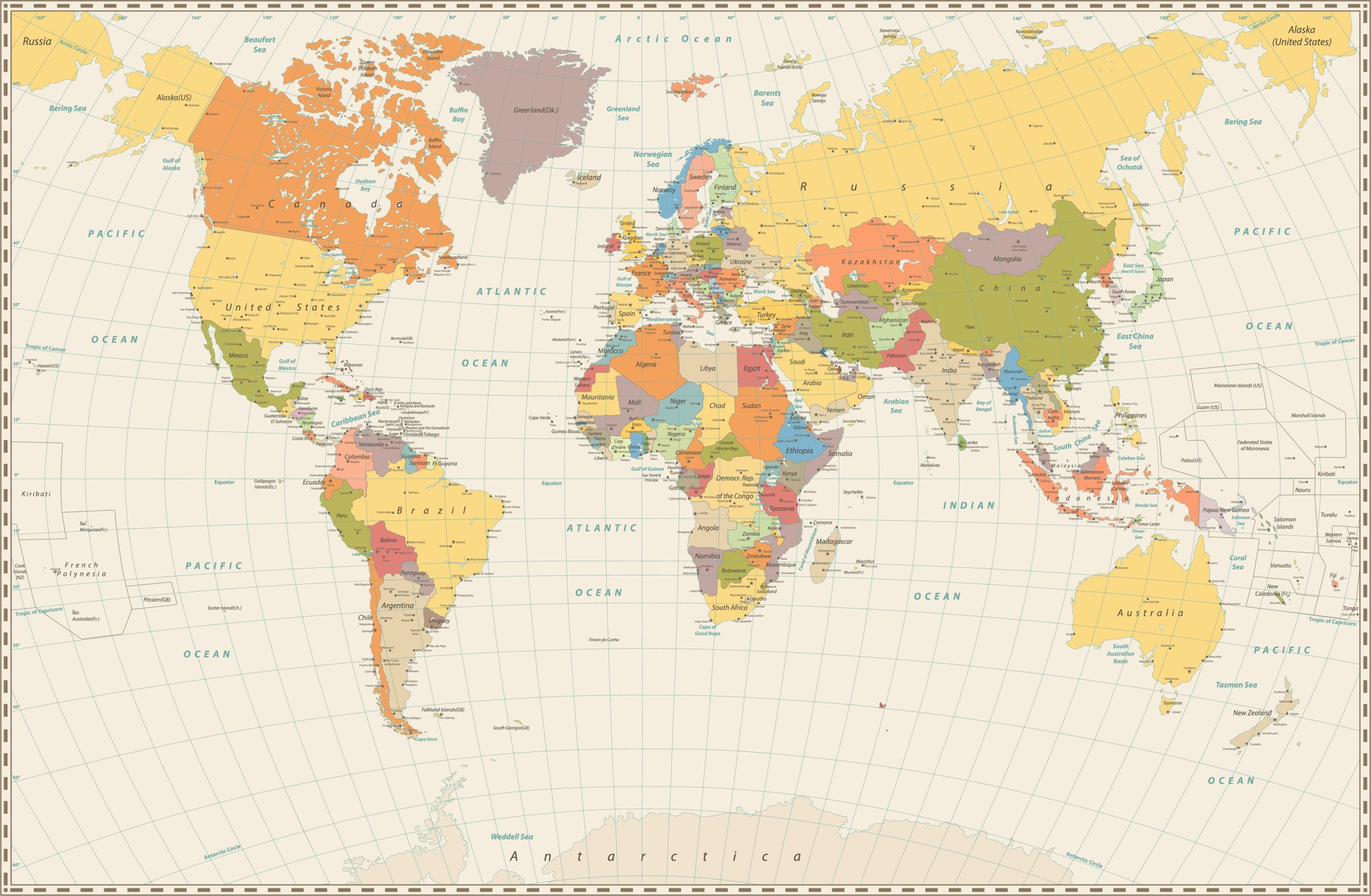 Peta Dunia world maps 018
