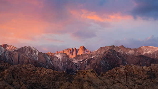 Poster Pemandangan Gunung alabama hills mountains macos sierra stock hd 4k WPS