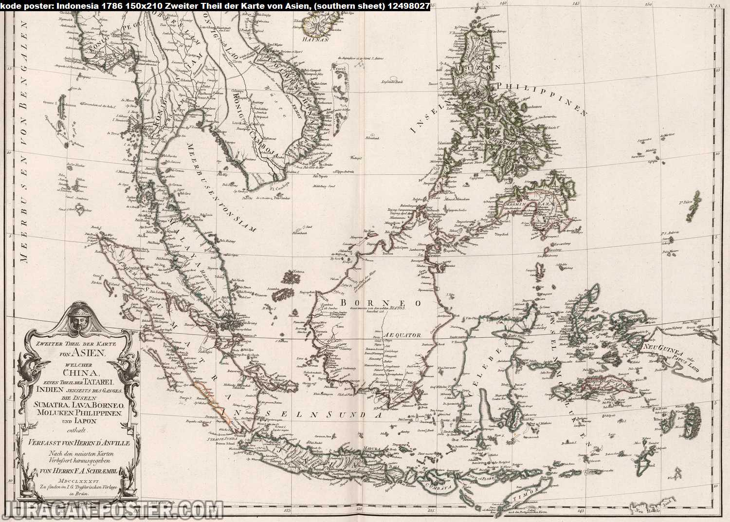 peta indonesia kuno tahun 1786