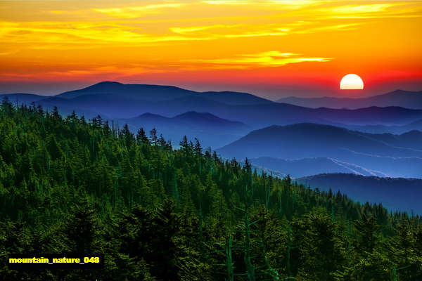 poster pemandangan alam gunung mountain 048