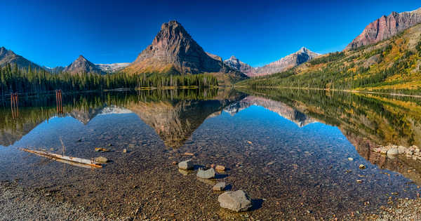 Poster Pemandangan Gunung Lake Mountain Nature Reflection Lakes Lake APC 002