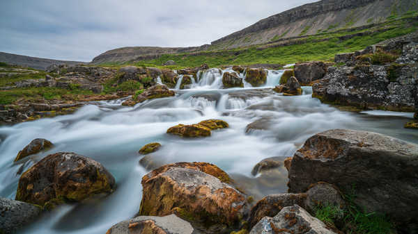 poster gunung Mountains Stones Waterfalls Rivers Iceland 1Z