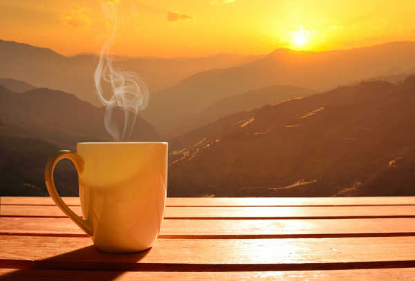 poster gunung Mountains Sunrises and sunsets Mug Vapor Sun 1Z