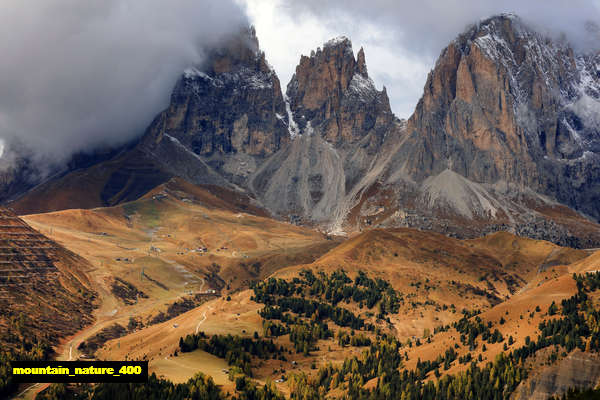 poster gunung mountain 400