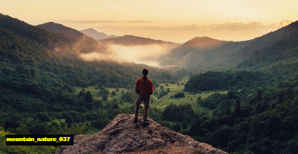 poster pemandangan alam gunung mountain 037