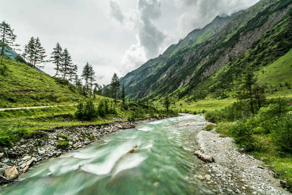 poster gunung Landscape Mountain Nature River Valley Earth River APC