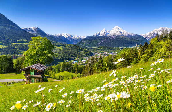 poster pegunungan Germany Mountains 1Z 003