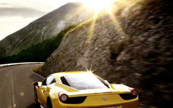 Poster Mobil Ferrari Ferrari 458 Italia APC005