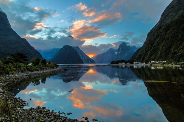 poster gunung New Zealand Mountains 1Z 004