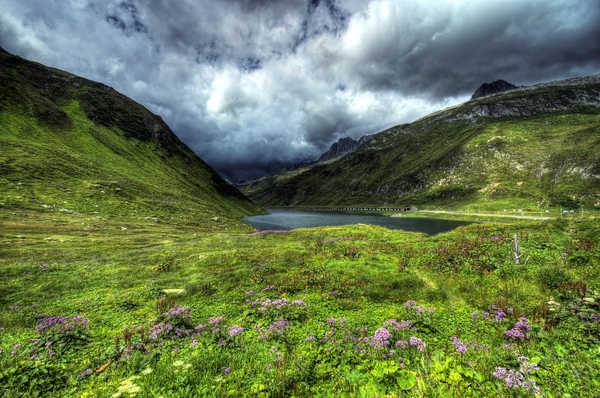 Poster Pemandangan Gunung Switzerland Mountains 1Z 005