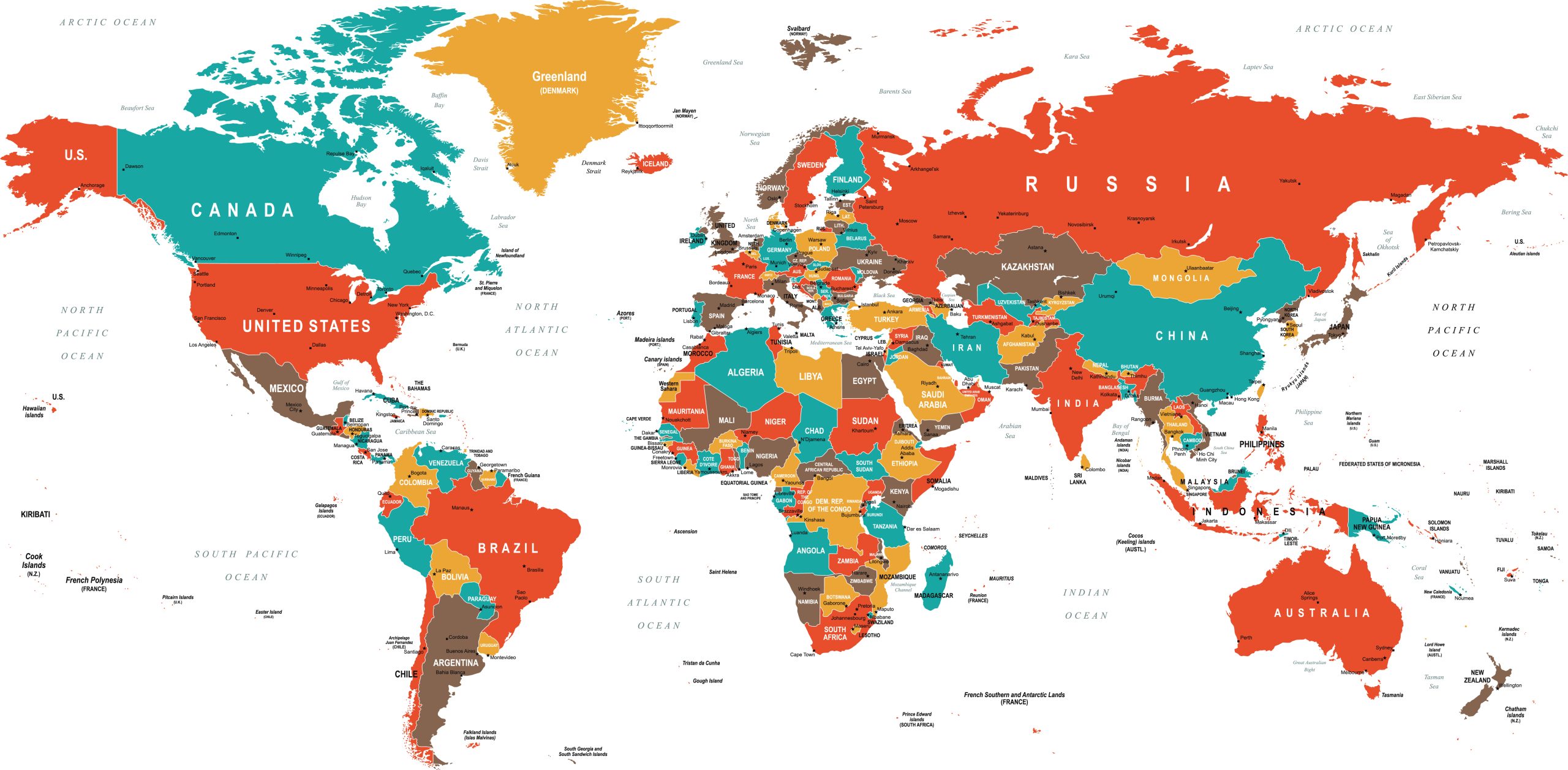 Peta Dunia world maps 005