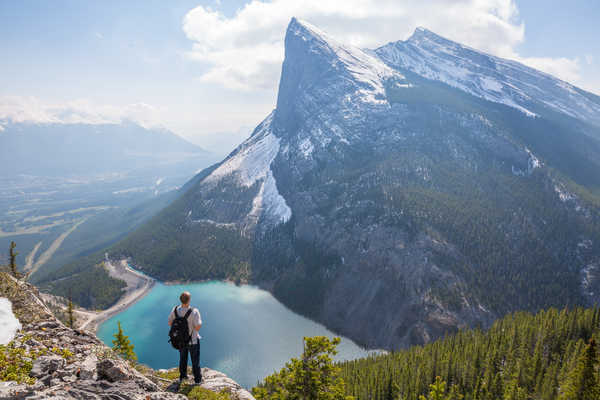 poster pemandangan alam gunung Mountains Lake Canada Men Scenery Canadian Rocky 1Z