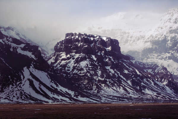 Poster Pemandangan Gunung Mountain Nature Snow Mountains Mountain APC 001