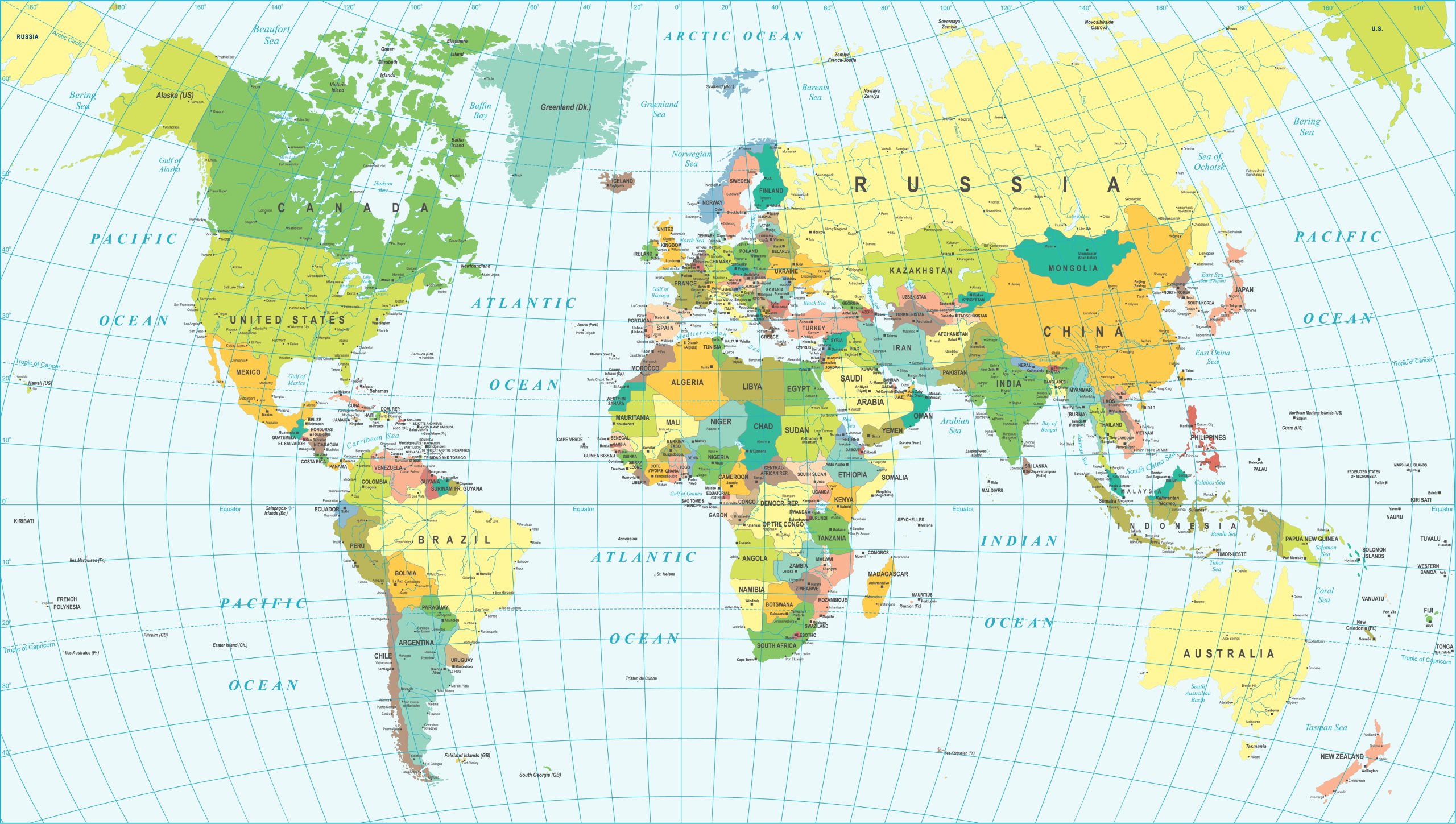 Peta Dunia world maps 008