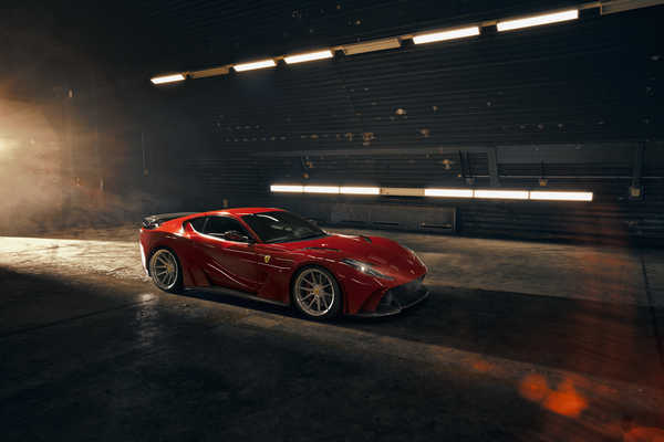 Poster Mobil Ferrari Ferrari 812 Superfast APC006