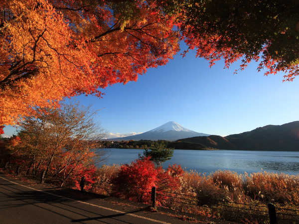 Poster Pemandangan Gunung Scenery Autumn Mountains 1Z