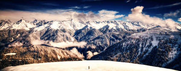 poster gunung Mountains Scenery 1Z 002