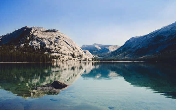 poster gunung Lake Mountain Nature Reflection Earth Reflection APC 002