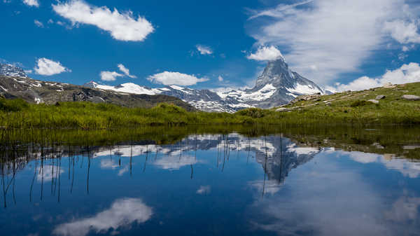 poster pemandangan alam gunung Grass Mountain Switzerland Mountains Matterhorn2 APC