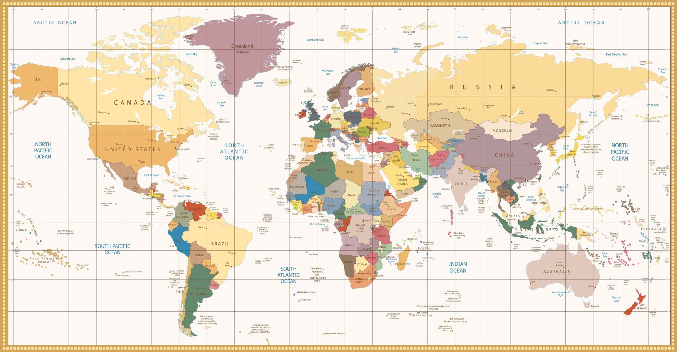 Peta Dunia world maps 049