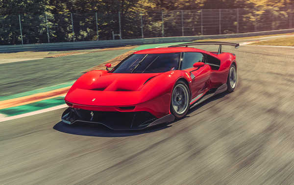Poster Mobil ferrari p80c 2019 4k WPS002