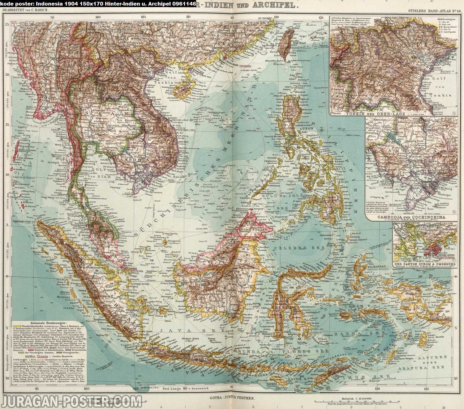 peta indonesia kuno tahun 1904