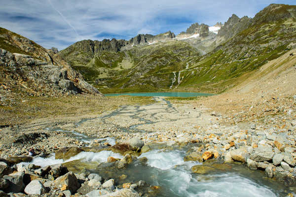 poster pegunungan Switzerland Mountains Lake Stones Stein glacier 1Z