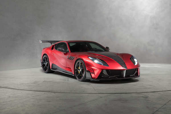 Poster Mobil ferrari f12berlinetta mansory stallone geneva motor show WPS