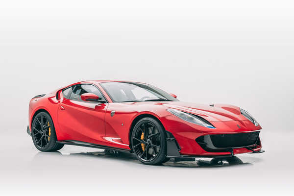 Poster Mobil Ferrari Tuning Mansory 812 Superfast Red Metallic 1ZM