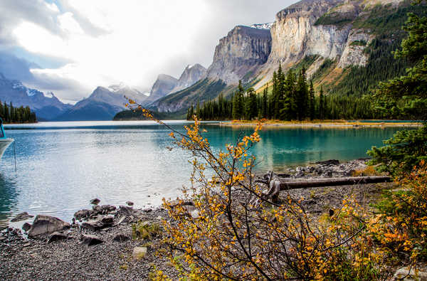 poster pegunungan Canada Mountains Lake 1Z 003