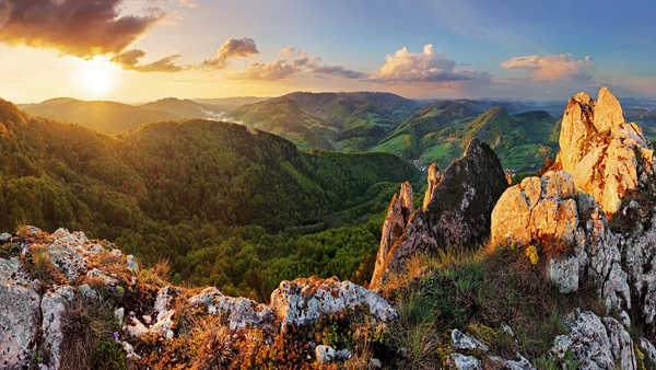 Poster Pemandangan Gunung Landscape Mountain Valley Earth Landscape APC