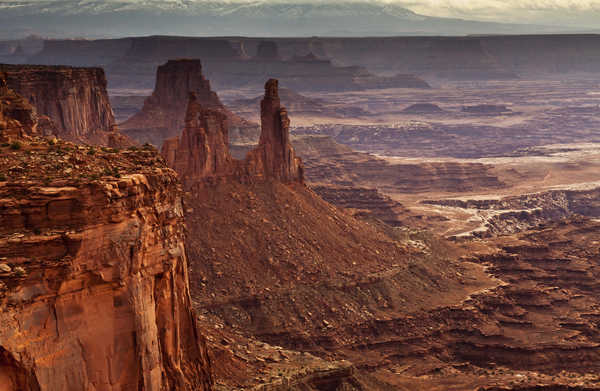 poster pemandangan alam gunung USA Parks Mountains Mesa 1Z 002