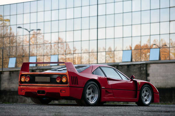 Poster Mobil Ferrari Ferrari F40 Red Car Sport Car Ferrari Ferrari F40 APC