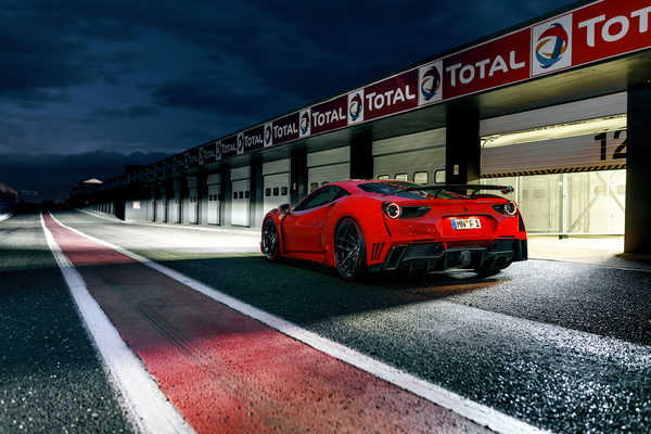Poster Mobil Ferrari Ferrari 488 APC048