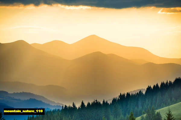 Poster Pemandangan Gunung mountain 110