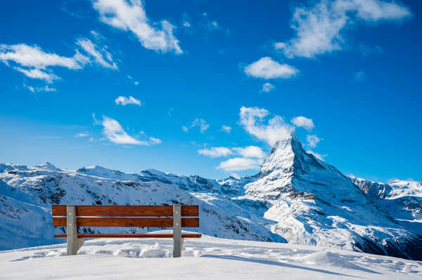 Poster Pemandangan Gunung Switzerland Mountains Sky Zermatt Near Blauherd 1Z