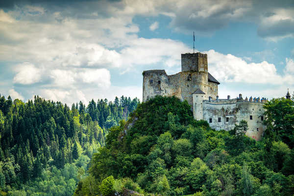 Poster Pemandangan Gunung Poland Castles Forests Mountains Castle In 1Z