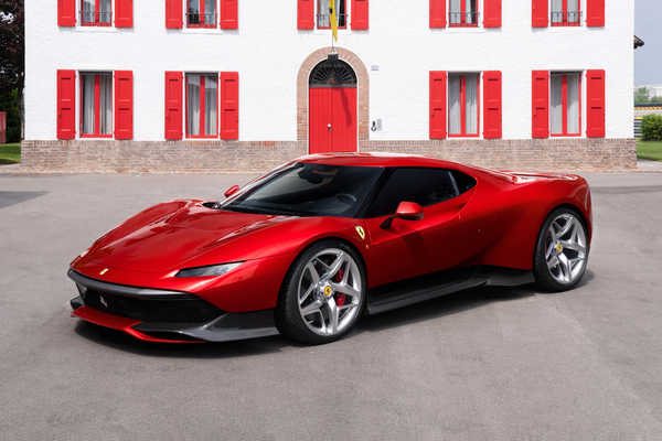 Poster Mobil ferrari sp38 ferrari special projects 2018 4k WPS001