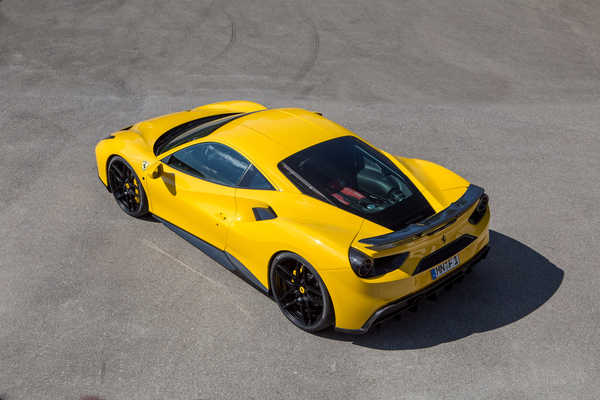 Poster Mobil Novitec Rosso Ferrari 488 GTB Ferrari Ferrari 488 APC005