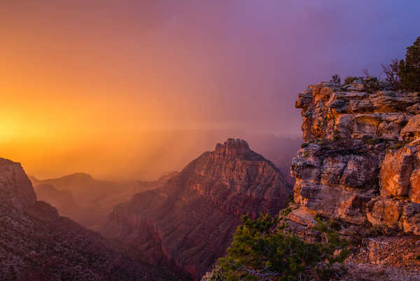 poster pegunungan USA Grand Canyon Park Parks Mountains Sunrises and 1Z